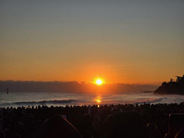 동해시 2026년 해맞이 연휴 관광객 사진동해시