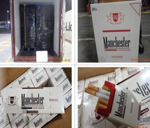 Record amounts of smuggled cigarettes seized