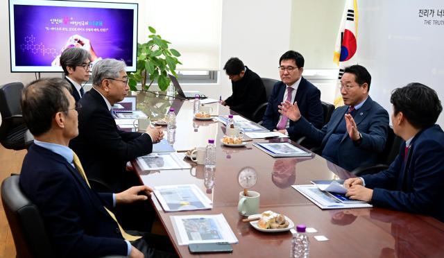 유정복, 연세대학교 총장 면담…'양자-바이오․메디컬 클러스터' 조성 첫발