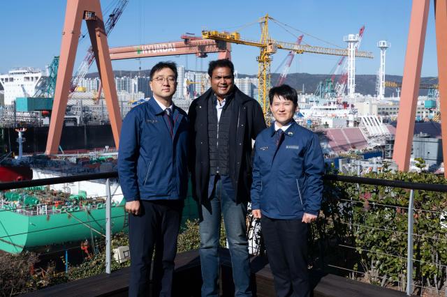 인도 타밀나두 주 산업부 장관, HD현대重 방문