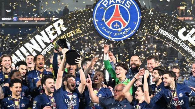 '이강인 결장' PSG 슈퍼컵 4연패 '대업'…최다 우승 기록 경신