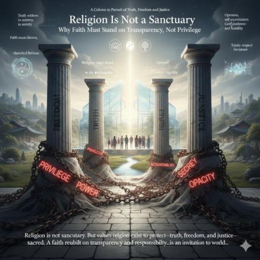 OPINION:  Religion is not sanctuary 