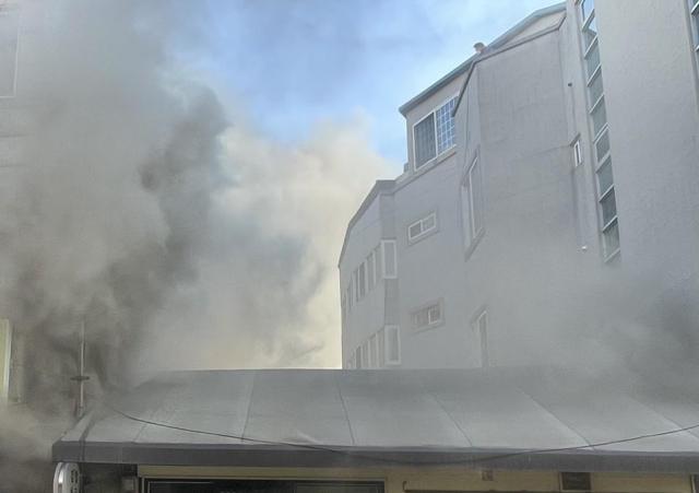 강원 양양군 양양읍 화재…누리꾼 "검은 연기 치솟아"