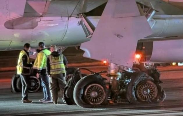 美애틀랜타 공항 착륙 중 '펑'… 여객기 바퀴 8개 파열