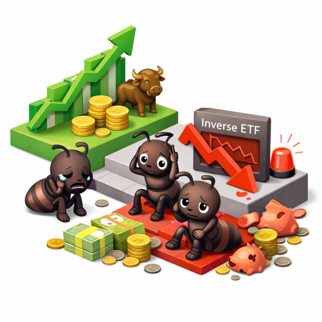 국장 오를수록 울상 짓는 '개미'… 한달간 수익률 -23%