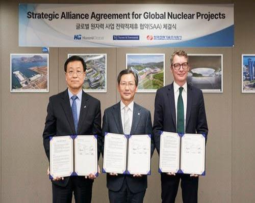 HanmiGlobal, KEPCO team up with UK firm on overseas nuclear projects