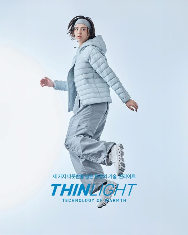 이랜드 스파오 씬라이트 후드 재킷 사진이랜드