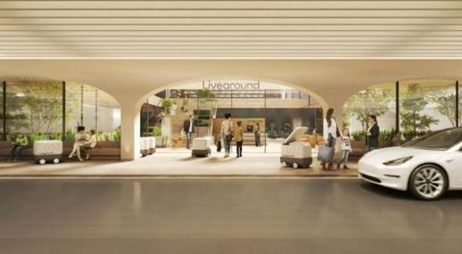 롯데건설, 아파트 지하에 짐운송 로봇·드라이브스루 서비스 도입