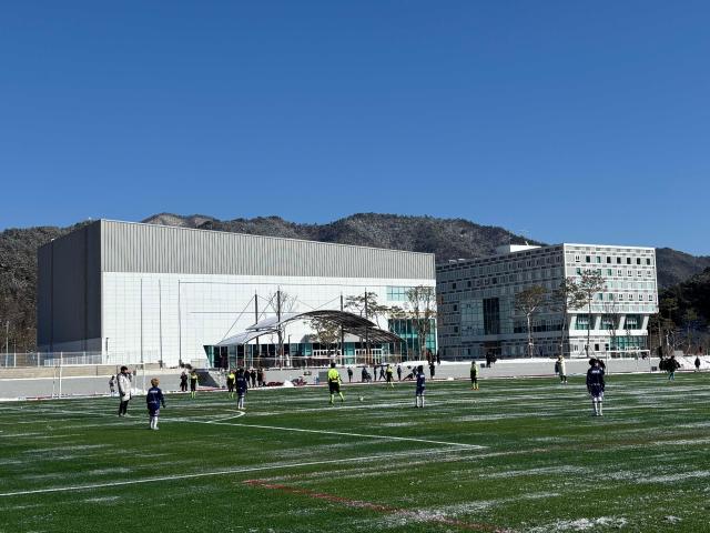 대한민국체육인재개발원 대관 전지훈련 모습 사진대한체육회