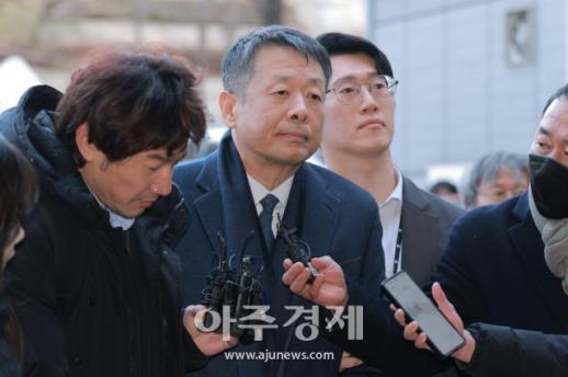 [포토] 김광일 MBK파트너스 부회장 겸 홈플러스 공동대표, 영장실질심사 출석