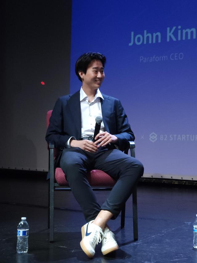 존 김 파라폼 CEO가 AI 기술 도입으로 인해 변화한 실리콘밸리 채용 시장의 트렌드와 인재 확보 경쟁에 대해 의견을 밝히고 있다 사진아주미디어그룹 샌프란시스코 특별 취재단
