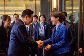 Lee arrives in Japan for summit with Japanese PM in her hometown