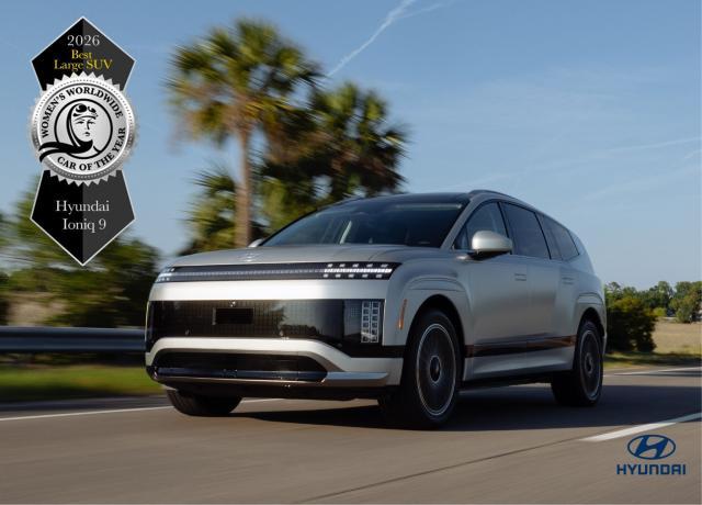 現代自のアイオニック9、2026 WWCOTY「大型SUV」部門を受賞