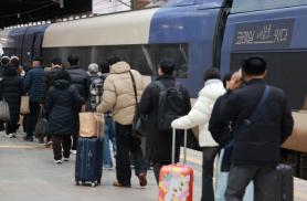 Railway passenger numbers hit record due to surge in high-speed train usage