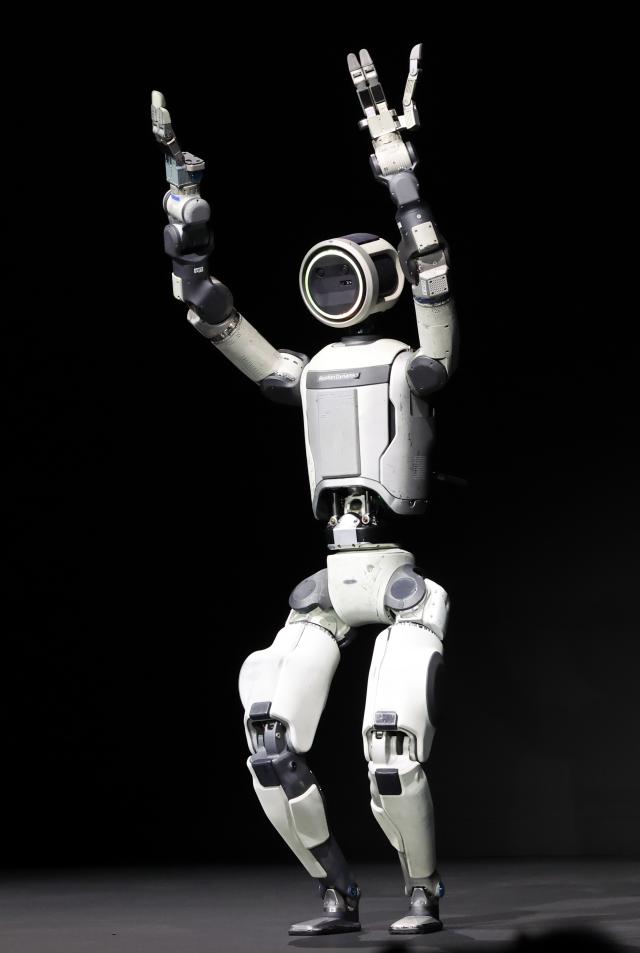 현대차그룹 프레스 컨퍼런스 휴머노이드 로봇 아틀라스 공개 사진연합뉴스