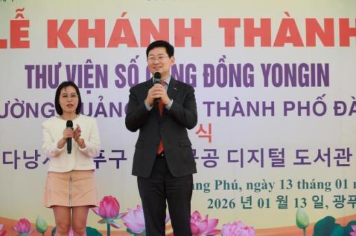 Thành phố Yongin khánh thành thư viện số tại Đà Nẵng