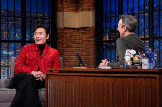 Actor Lee Byung-hun appears on US late-night talk show