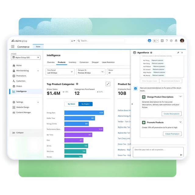 세일즈포스 에이전트포스 커머시 이미지 사진세일즈포스
