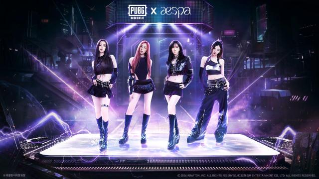 크래프톤 배틀그라운드 모바일 에스파 업데이트 포스터 사진크래프톤