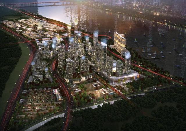 한강시네폴리스 일반산업단지 조감도 사진김포시