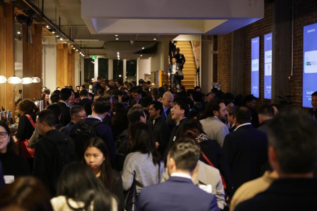 한국바이오협회가 14일현지시각 미국 샌프란시스코에서 글로벌 네트워킹 행사 코리아 나이트 JPM 2026를 열고 있다 사진한국바이오협회