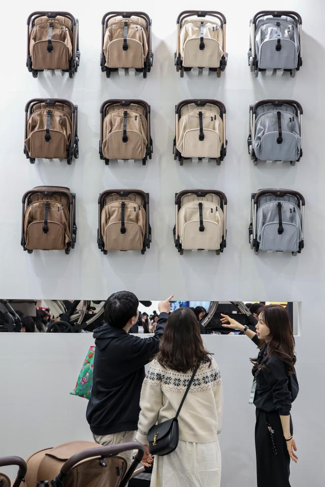 The 2026 Momsholic Baby Fair is underway at COEX in Gangnam-gu Seoul on Jan 16 AJP Yoo Na-hyun