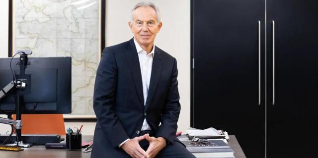 토니 블레어 전 영국 총리 사진변화를 위한 토니 블레어 연구소