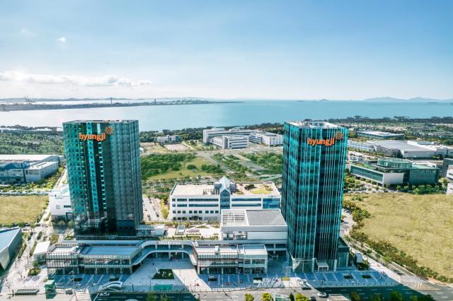 인천 송도 형지글로벌패션복합센터 전경 사진형지엘리트