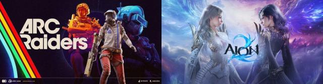 왼쪽부터 넥슨 아크레이더스 엔씨 아이온2 출처각사