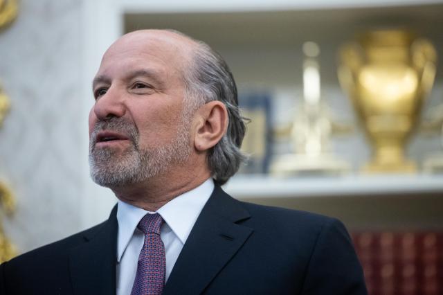  US Commerce Secretary Howard Lutnick speaks during a signing ceremony in the Oval Office at the White House in Washington DC USA Jan 14 2026 EPA-Yonhap