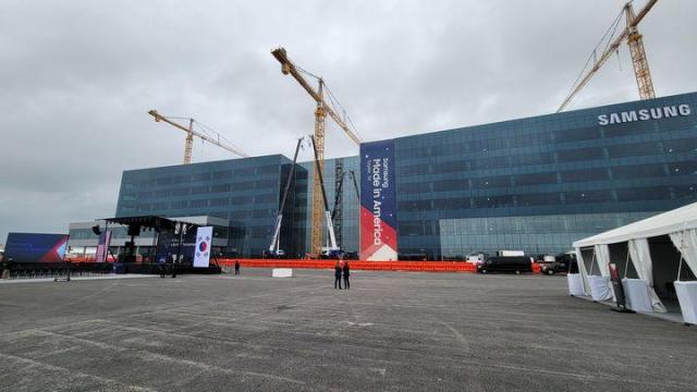 Samsung Electronics’ Taylor plant under construction in Taylor Texas Courtesy of Samsung Electronics