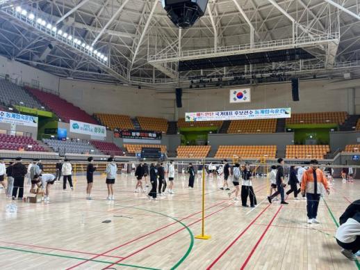 상주시 배드민턴 국가대표 후보선수 동계 합숙훈련 실시