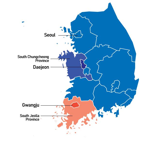Busan-sized metropolitan hubs envisioned in central and southern western Korea