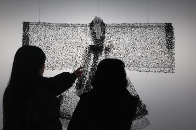 Visitors view exhibits at the Seoul Museum of Craft Art in Jongno Seoul Jan 20 2026 AJP Han Jun-gu