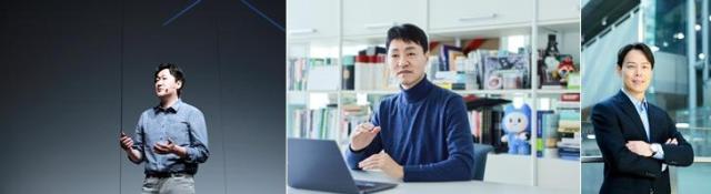 왼쪽부터 김광현 CDO 유봉석 CRO 황순배 CHRO 사진네이버
