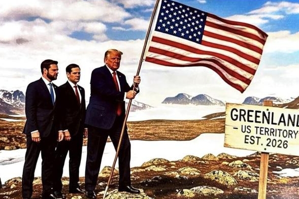 트럼프 나토 총장과 그린란드 문제 논의