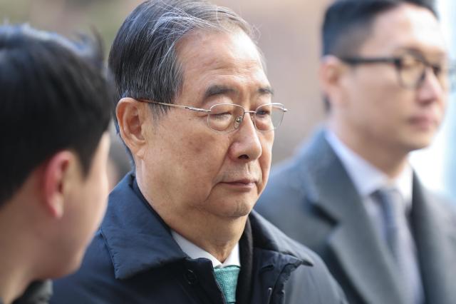 [포토] 내란 우두머리 방조 혐의 한덕수 전 총리, 오늘 1심 선고