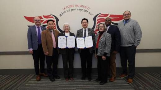 선린대, 미국 라로쉬대학교와 글로벌 인재 양성 위한  MOU 체결