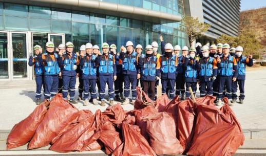 삼척블루파워, 발전소 환경정화 캠페인 실시…안전·환경 중심 조직문화 구축