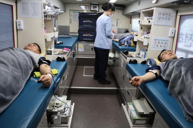 사랑의 헌혈 사진동해해경청