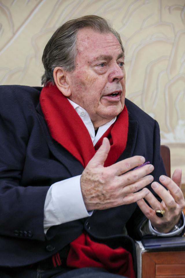 Richard C Kessler chairman of US hospitality firm The Kessler Collection speaks during an interview with AJP on Jan 21 2026 AJP Yoo Na-hyun