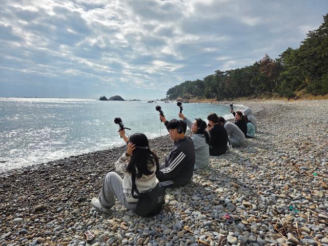 울산 해파랑길 사운드워킹 모습 사진울산 동구