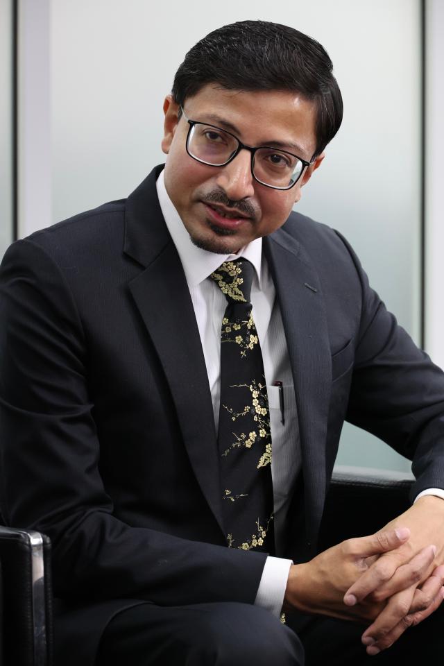 HE Gourangalal Das Ambassador of India to South Korea speaks during an interview with AJP at the Aju Newsroom on Jan 16 2026 AJP Yoo Na-hyun