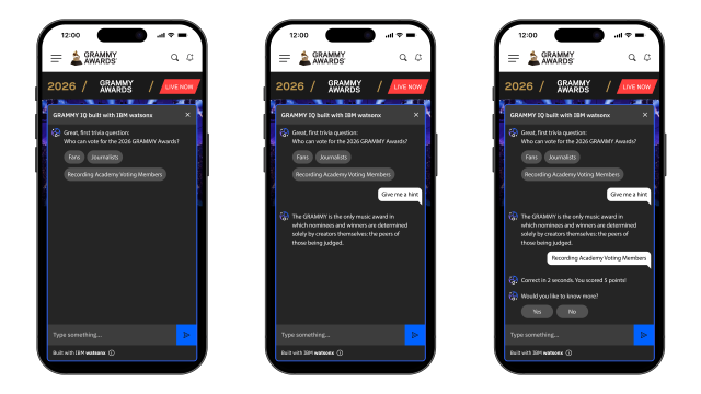 IBM, 2026 그래미 어워즈 앞두고 AI 솔루션 그래미 IQ 공개