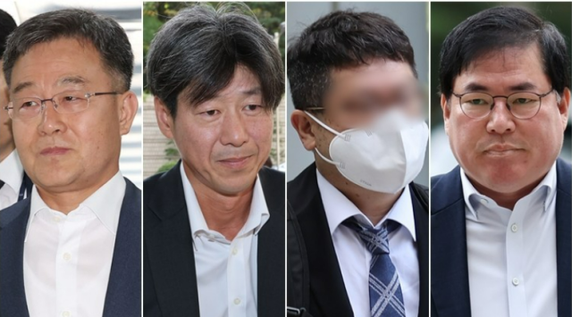 화천대유자산관리 대주주 김만배왼쪽부터 남욱 변호사 정영학 회계사 유동규 전 성남도시개발공사 개발본부장 사진연합뉴스