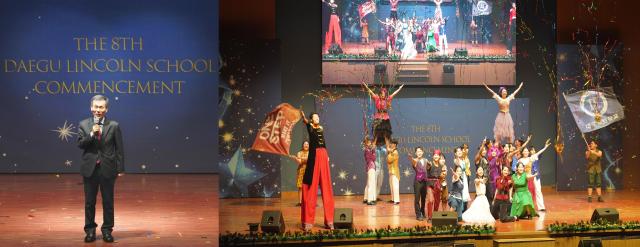 대구링컨학교는 지난 17일 제8회 졸업 발표회를 개최하고 학생들의 성장과 배움을 기념하는 뜻깊은 시간을 가졌다 사진대구링컨학교