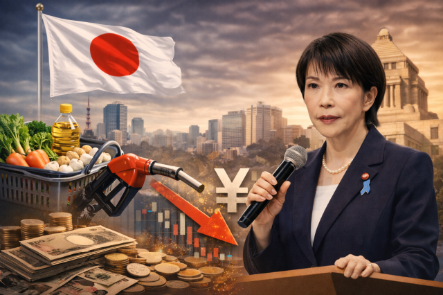 감세로 승부수 던진 다카이치...생활비 위기 해결할까