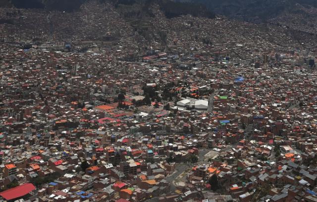 볼리비아 행정수도 라파스 전경 사진로이터연합뉴스