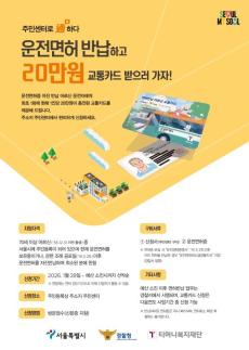 운전면허 반납시 20만원 교통비…고령운전자 교통사고 예방 강화 