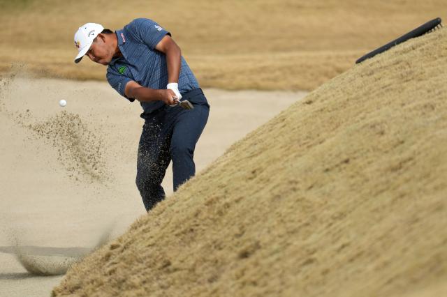 김시우가 미국프로골프PGA 투어 아메리칸 익스프레스총상금 920만 달러 최종 라운드에서 우승 기회를 놓치면서 시즌 톱10에 만족해야 했다 사진연합뉴스·로이터